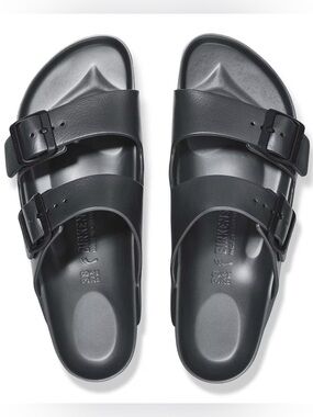 Birkenstock | EVA Arizona Sandals in Metallic Anthracite 40